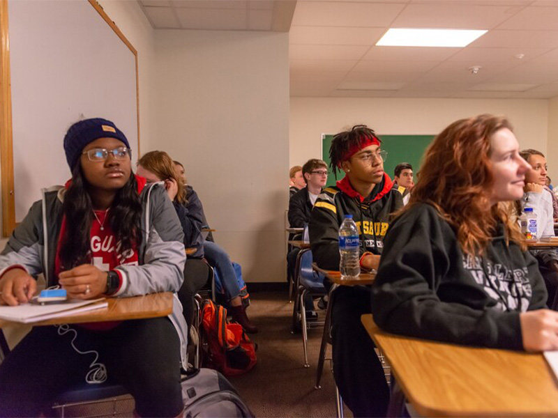 Student in the class