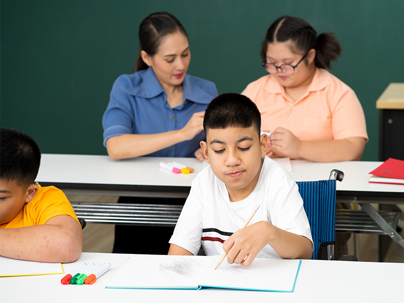 Special education classroom 